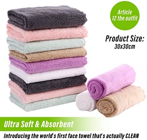 TENSTARS 12 Pack Premium Washcloths Set - Image 2