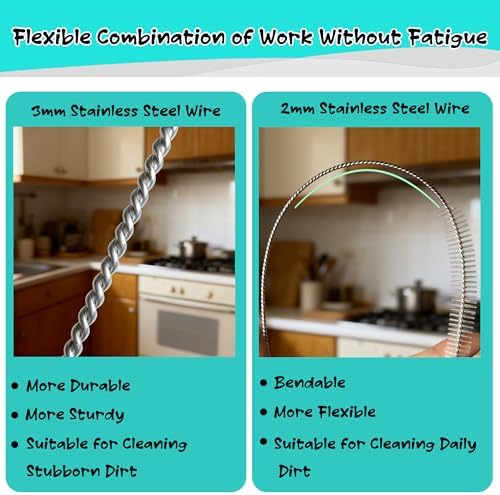 Extra Long Straw Cleaning Brushes 2 Pack - Image 4