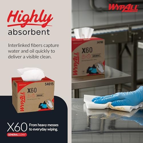 WypAll GeneralClean X60 Multi-Task Cleaning Cloths, 236 Towels - Image 4