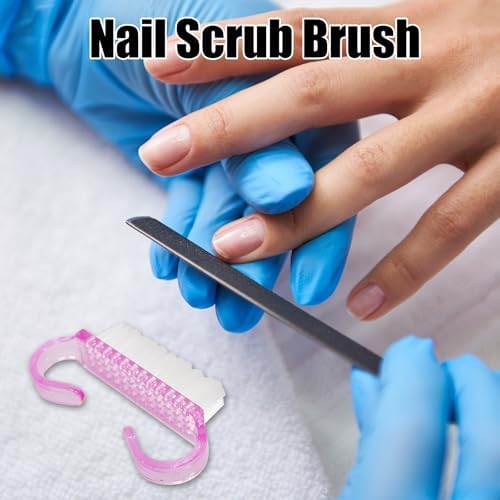 420 Pcs Handle Grip Nail Brush Multicolor, Fingernail Scrubbing - Image 3