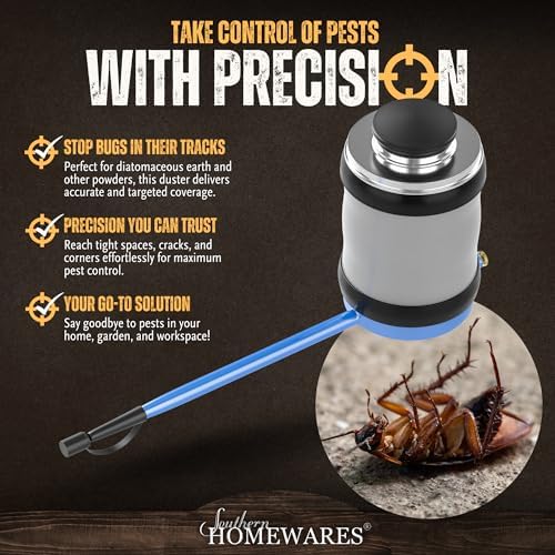 Powder Duster for Pest Control – Bellows Dust Applicator for Diatomaceous Earth - Image 2