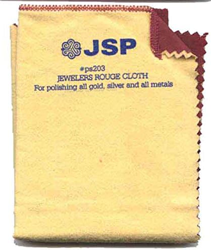 JSP®Jewelry Polishing Cloth 12"2" Double Side Jeweler Silver Gold Rouge by Unknown