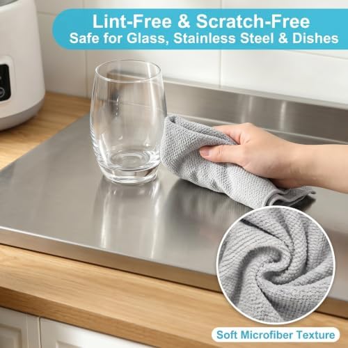 56 Pack Microfiber Cleaning Cloth Roll, Tear Away Reusable Microfiber Paper - Image 4