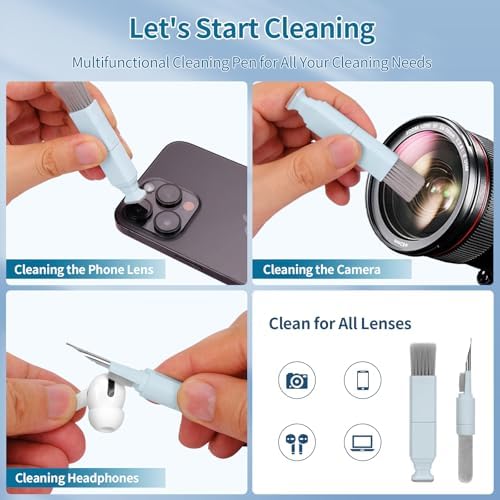 Keyboard Cleaner Laptop Cleaning Kit - 12 in 1 Computer Tech Cleaning Brush - Image 6