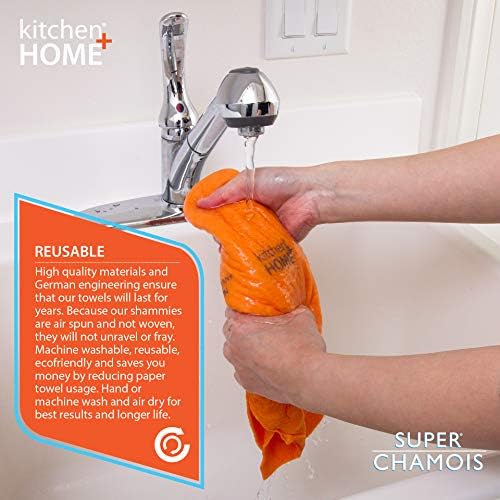 Super Chamois - Extra Large 20" X 27" Super Absorbent Cleaning Cloth - 6 Pack - Image 5