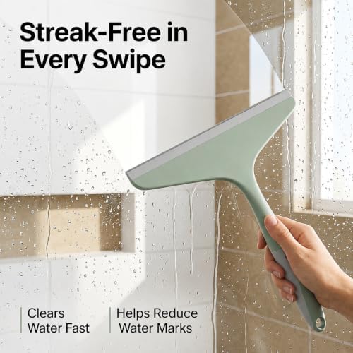 2-Pack Shower Squeegee for Glass Doors & Window - Image 3