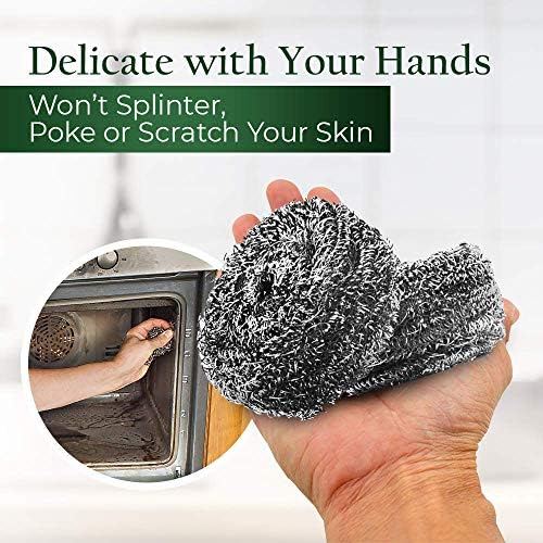 Stanley Home Products Stainless Steel Scrubbers – Rust Resistant Sponge - Image 5