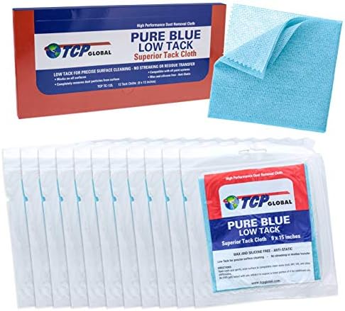 TCP Global Pure Blue Low Tack Superior Tack Cloth by TCPGlobal