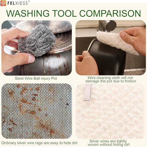 White Microfiber Scrubbing Pads, Non-Scratch - Image 4
