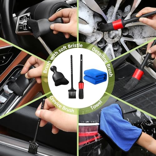 Qydipclin 10pcs Windshield Cleaning Tool Car Interior Window Cleaner Kit - Image 3