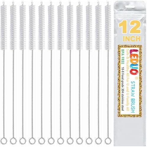 LEDUO 12 Straw Cleaner Brushes for Stanley 40 oz 30 oz 20 64 oz Tumbler Mug by Unknown