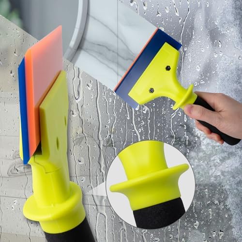 NEWISHTOOL Window Tint Tools 2 Pack Rubber Squeegee - Image 4