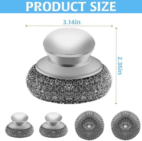 Stainless Steel Wool Scrubber - Image 6