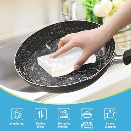 AIDEA Sponges Kitchen, Non-Scratch Scrub Sponge - Image 3