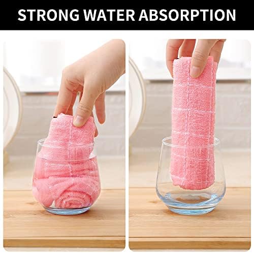 Homaxy 100% Cotton Terry Kitchen Towels, 24 Pack - Image 3