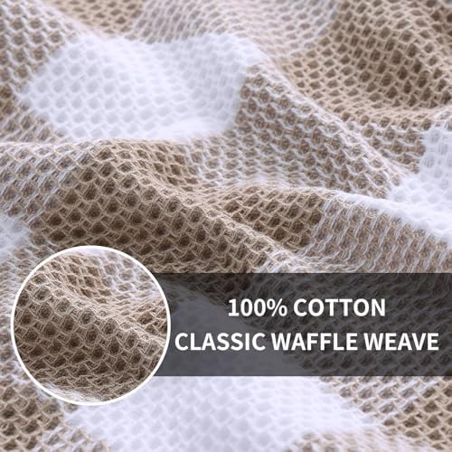 Homaxy 100% Cotton Kitchen Towels and Dishcloths Set of 16 - Image 3