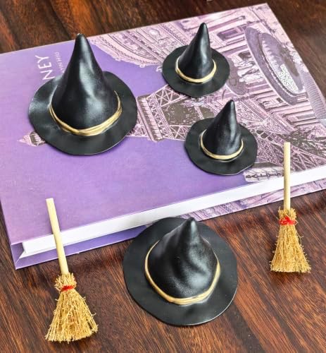 14 Pcs Mini Black Witch Hats - Image 4