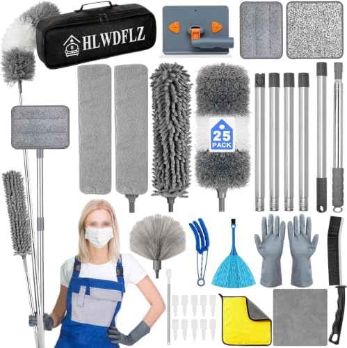 Microfiber Duster Kit 25pcs by HLWDFLZ