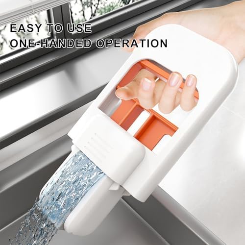 4+6 Self Squeezing Mini Mop, Wet and Dry Use Cleaning System, Foldable Desktop - Image 6