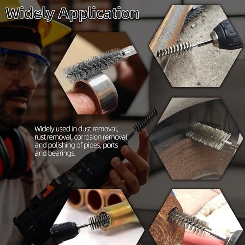 6Pcs Stainless Steel Wire Bore Brush - Image 6