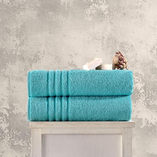 Hawmam Linen Bath Sheets Extra Large, Turkish Cotton, 2 Pack - Image 2