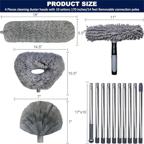 4 Pack 20+ Feet High Reach Dusting Kit - Image 2