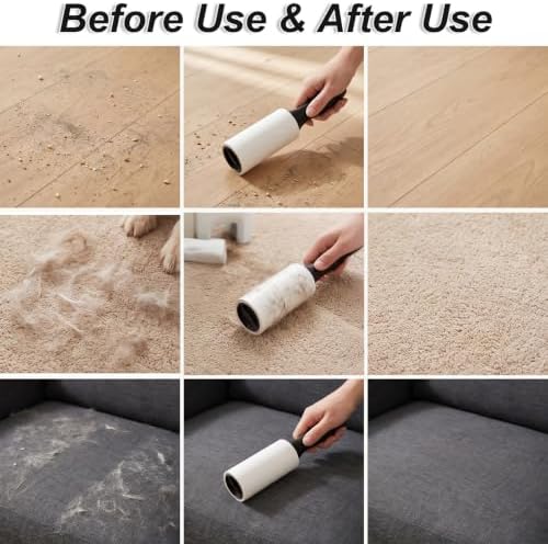 Lint Roller for Pet Hair, 960 Sheets, 4 Handles & 16 Refills - Image 3
