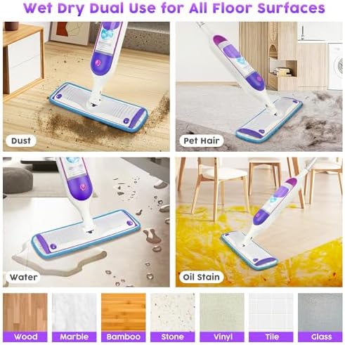 Reusable Mop Pads for Swiffer PowerMop, Mop Refills for Multi-Surface Floor - Image 7