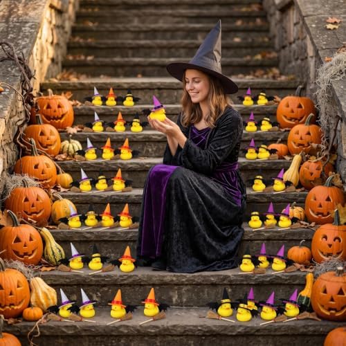 Jerify 24 Pack Halloween Witch Rubber Ducks - Image 4