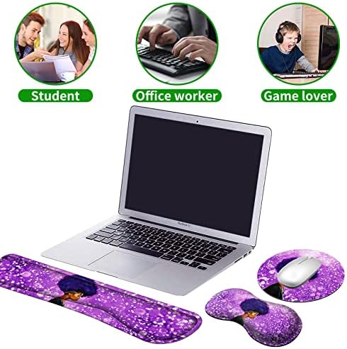 Ergonomic Keyboard Wrist Rests Gel Memory Foam Mouse Pad - Image 5