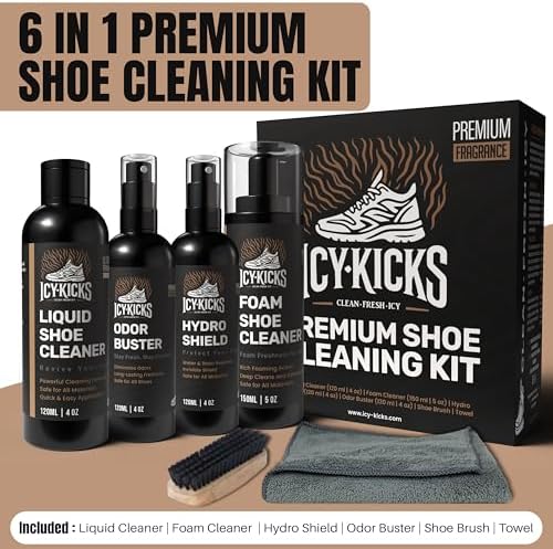 ICYKICKS Shoe Cleaning Kit, 6-in-1 Sneaker Cleaner - Image 3