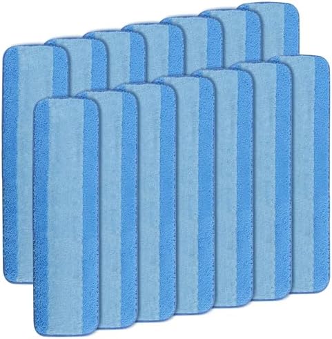 15 Pack Microfiber Mop Pads 18 in Mop Pad Refills Compatible by LoveBB
