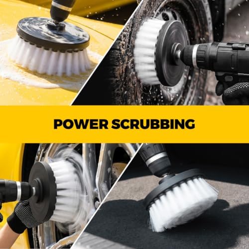 Holikme 5Inch Drill Brush, Soft Bristle Power Scrubber - Image 3