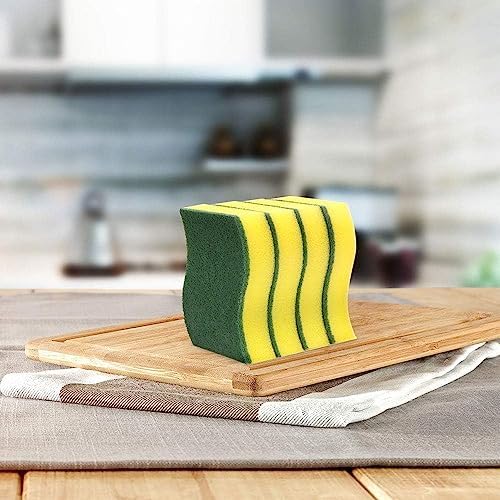 AIDEA Sponges Kitchen, 120 PK Heavy Duty Dish Sponge Kitchen, Scrub Sponges - Image 2