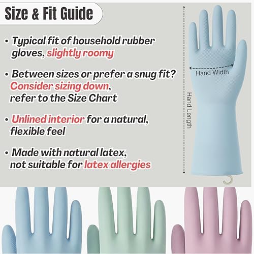 IMARU 3 Pairs Dishwashing Gloves - Image 7