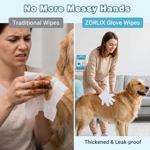 96Pcs Bulk Hypoallergenic Pet Glove Wipes - Image 5