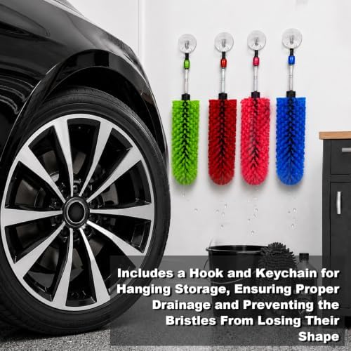 Drill Brush for Car Wheel with High-Density Bristles - Image 5