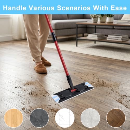 8 Pack Microfiber Mop Pads Refills - Image 7