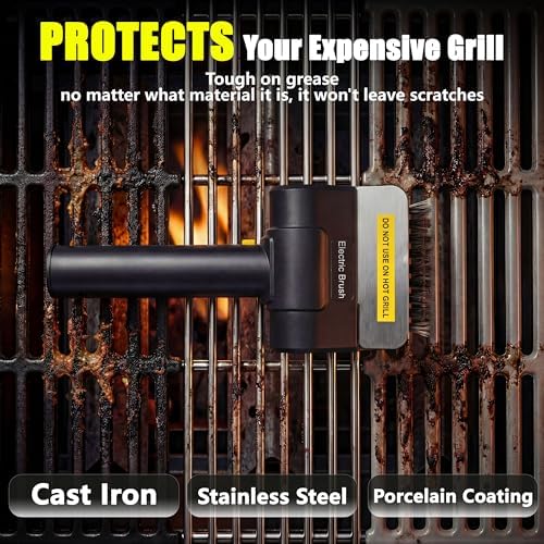 Electric Grill Brush, BBQ Grate Cleaner - Image 4