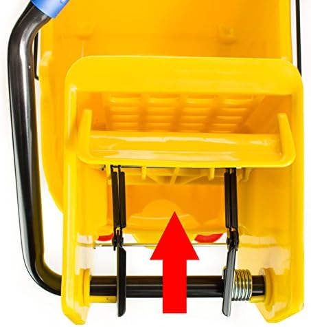 RKMB36-Y Commercial Side Press Wringer Mop Bucket 36 qt / 9 gal - Image 6