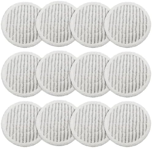 12 Pack S8201 Replacement Steam Mop Pads by Wisorder