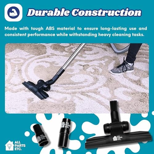 Vacuum Attachments for 1.25" Vacuum Cleaner | Gulper Floor Tool for Hoover - Image 4