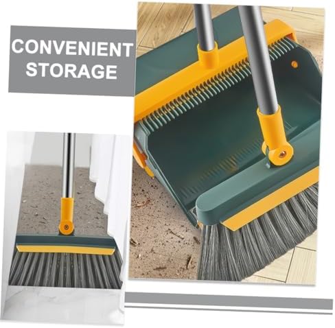 FOMIYES 1 Set Folding Broom Dustpan Commercial Dust Pan Long Handle Dust Pan - Image 3