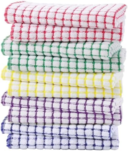 Kitinjoy Cotton 10 Pack Terry Kitchen Towels by Kitinjoy