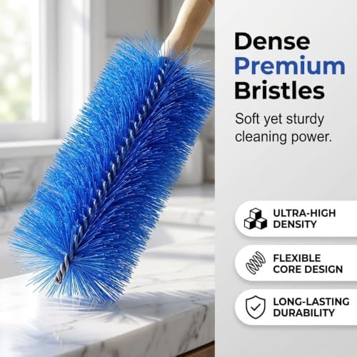 Fan Cleaning Brush with Bendable Microfiber Head, Reusable Dusting Brush - Image 7