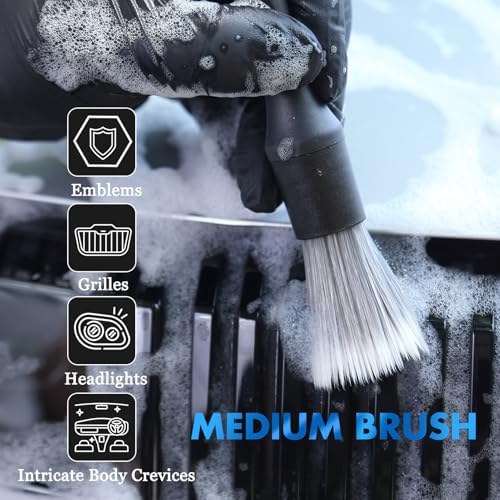 3 Pcs Car Detailing Brush Set - Image 5