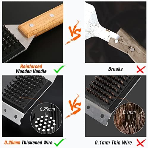 SIMPLETASTE Grill Brush and Scraper - Image 3