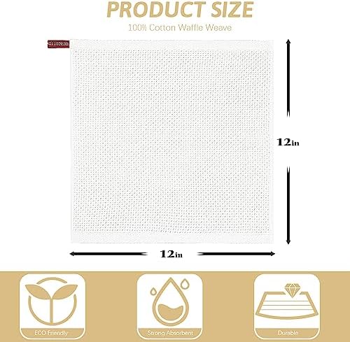 Nialnant 100% Cotton Dish Cloths - Image 2
