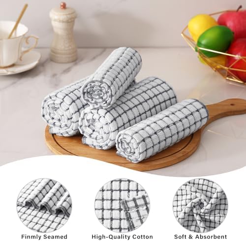 Kitinjoy Cotton 6 Pack Terry Kitchen Towels - Image 2