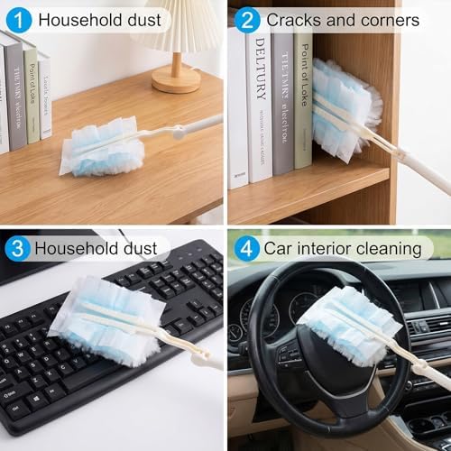 120 Pcs Disposable Heavy Duty Duster Refills, Bulk Electrostatic Duster Refills - Image 7